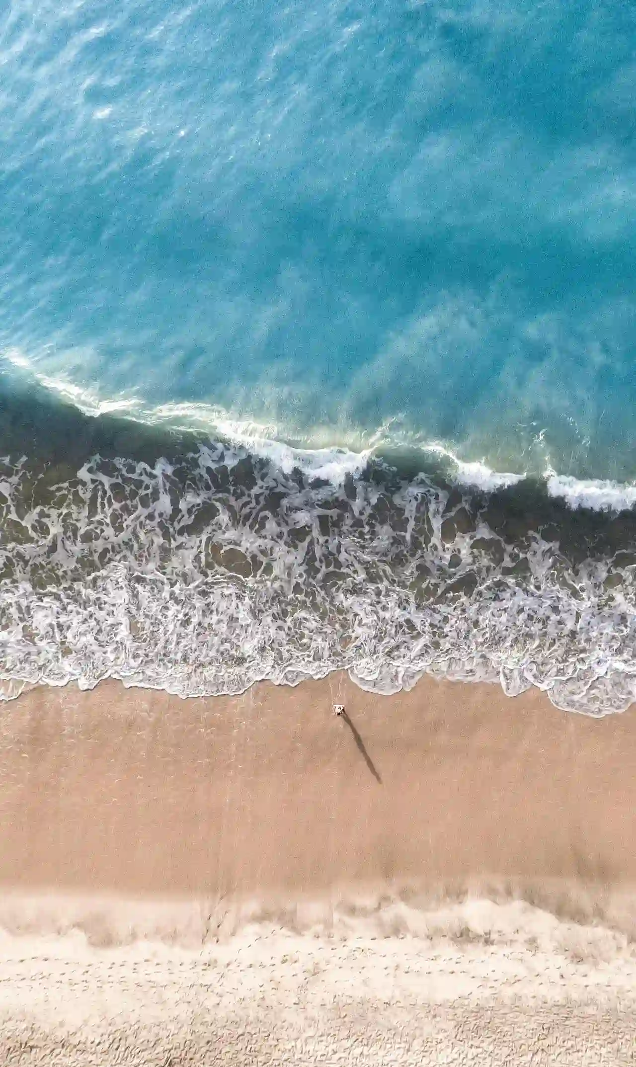 Aerial View of Arugam Bay Shoreline