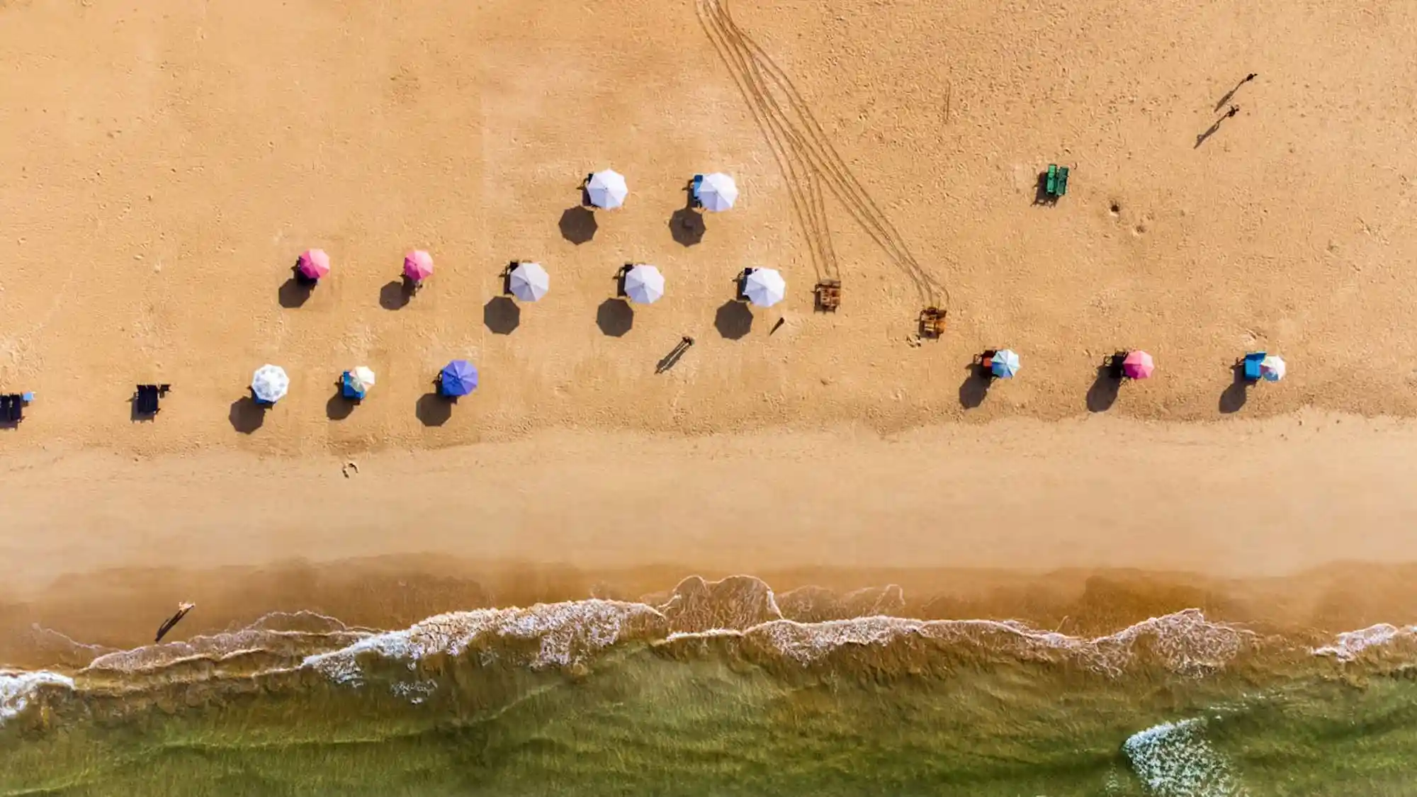 Aerial View of Bentota Beachfront