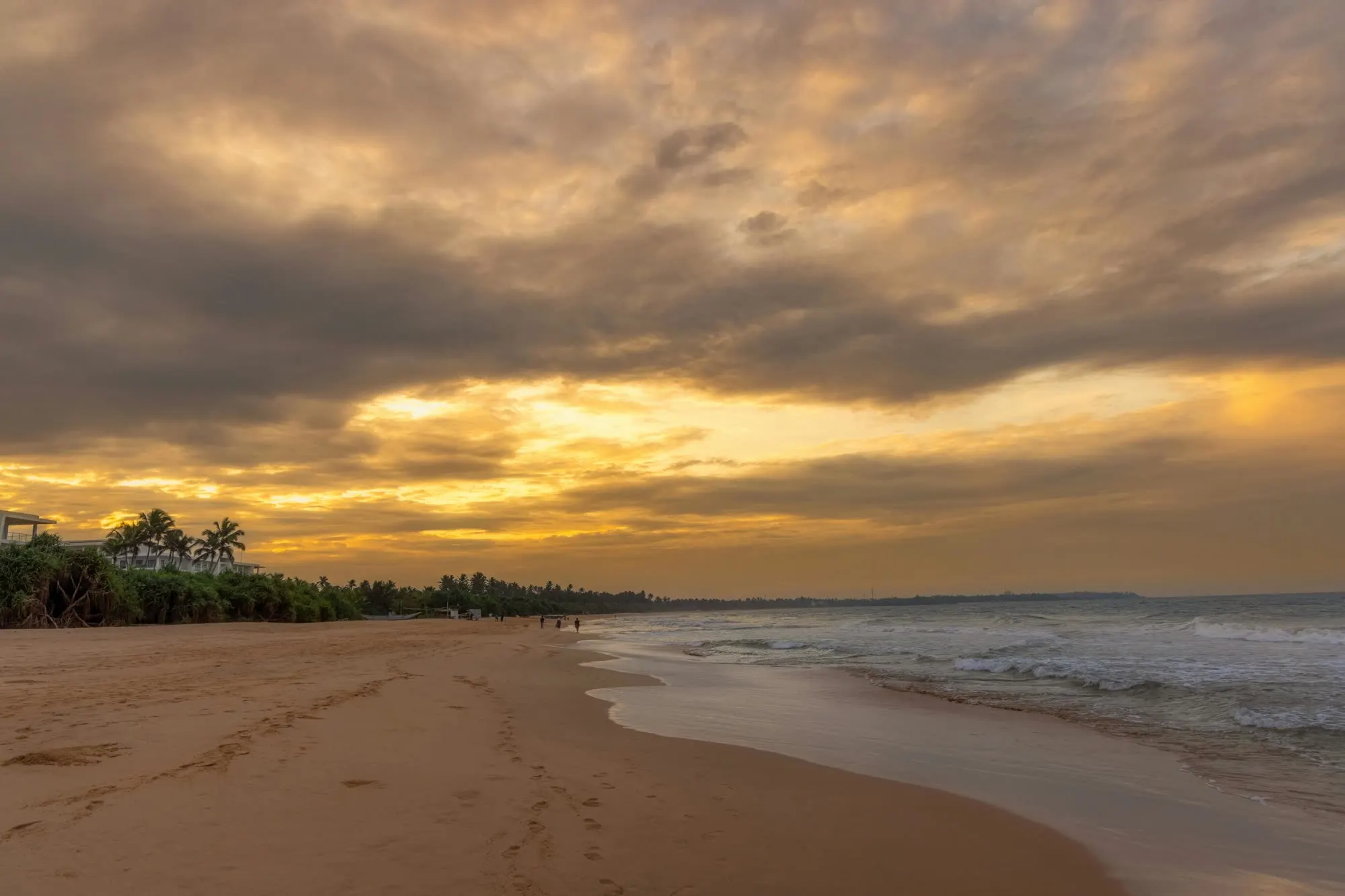 Golden Sunset at Bentota Beach