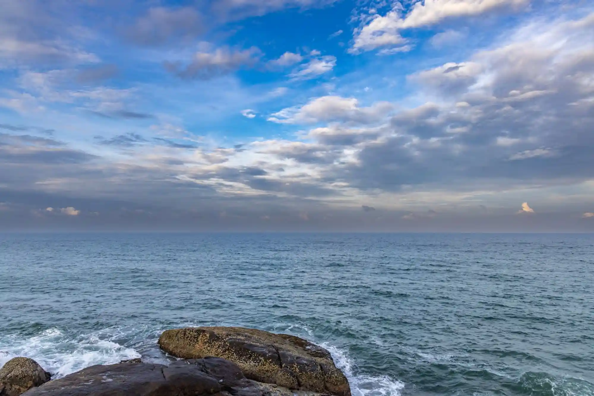 Ocean View from Coconut Point Rocks