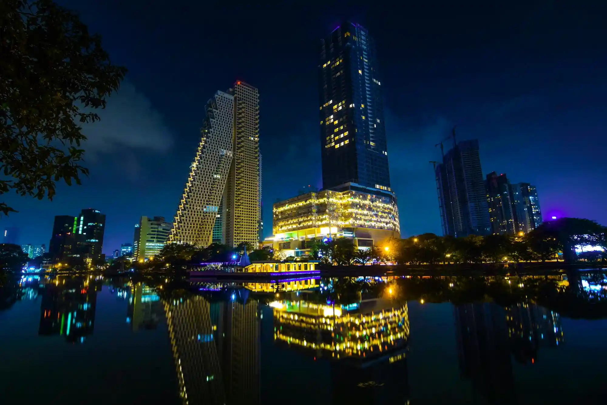 Colombo Skyline at Night