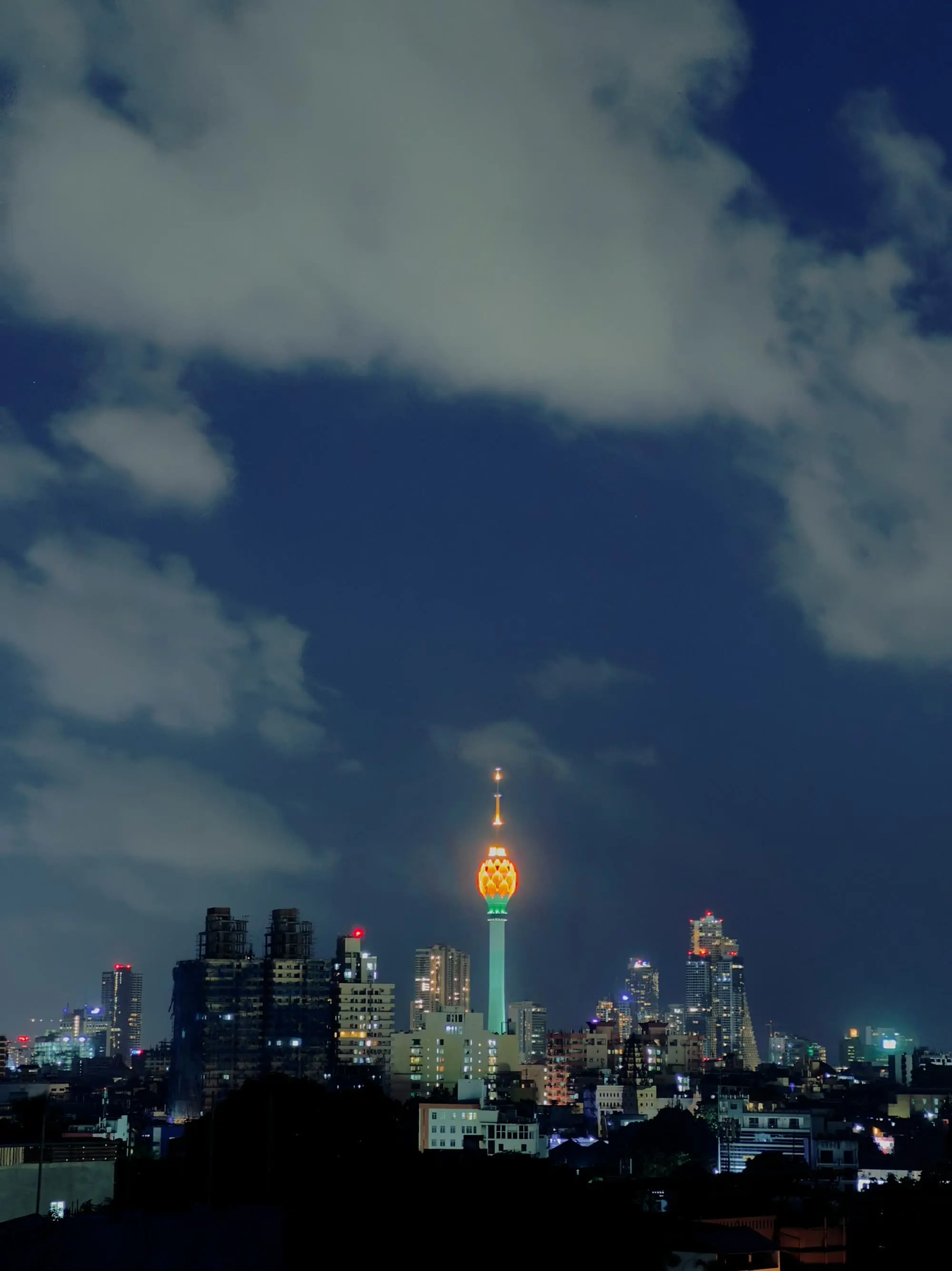 Lotus Tower Night Glow