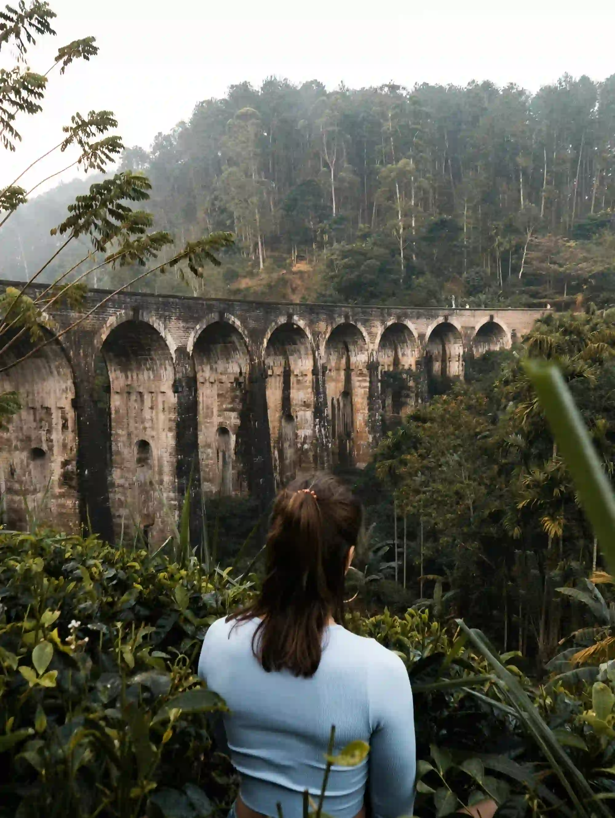 Peaceful View of the Nine Arch Bridge