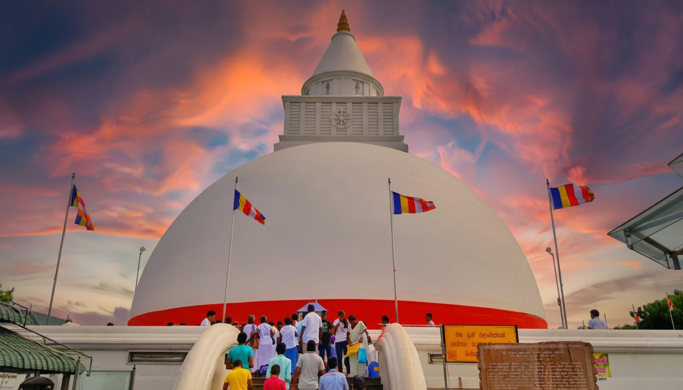 Kiri Vehera Stupa at Kataragama
