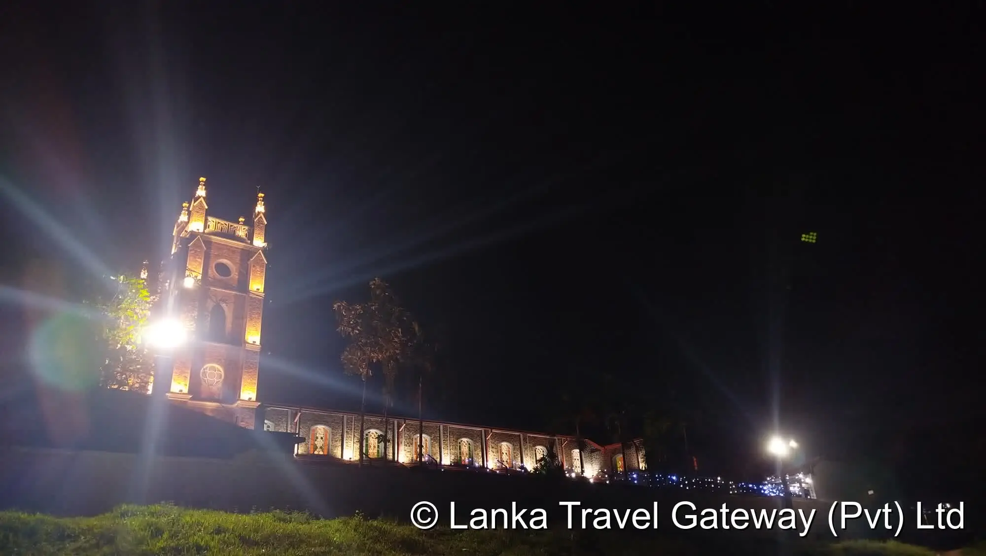 St. Anthony's Church Kirimatiyagara – Night View